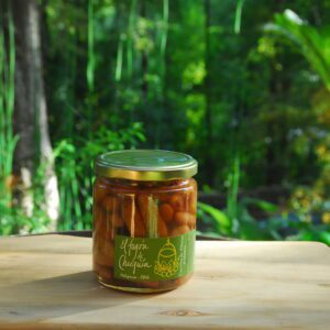 Conserva de piñones al merkén